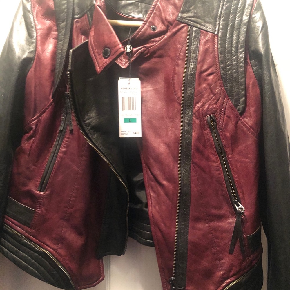Leather jacket